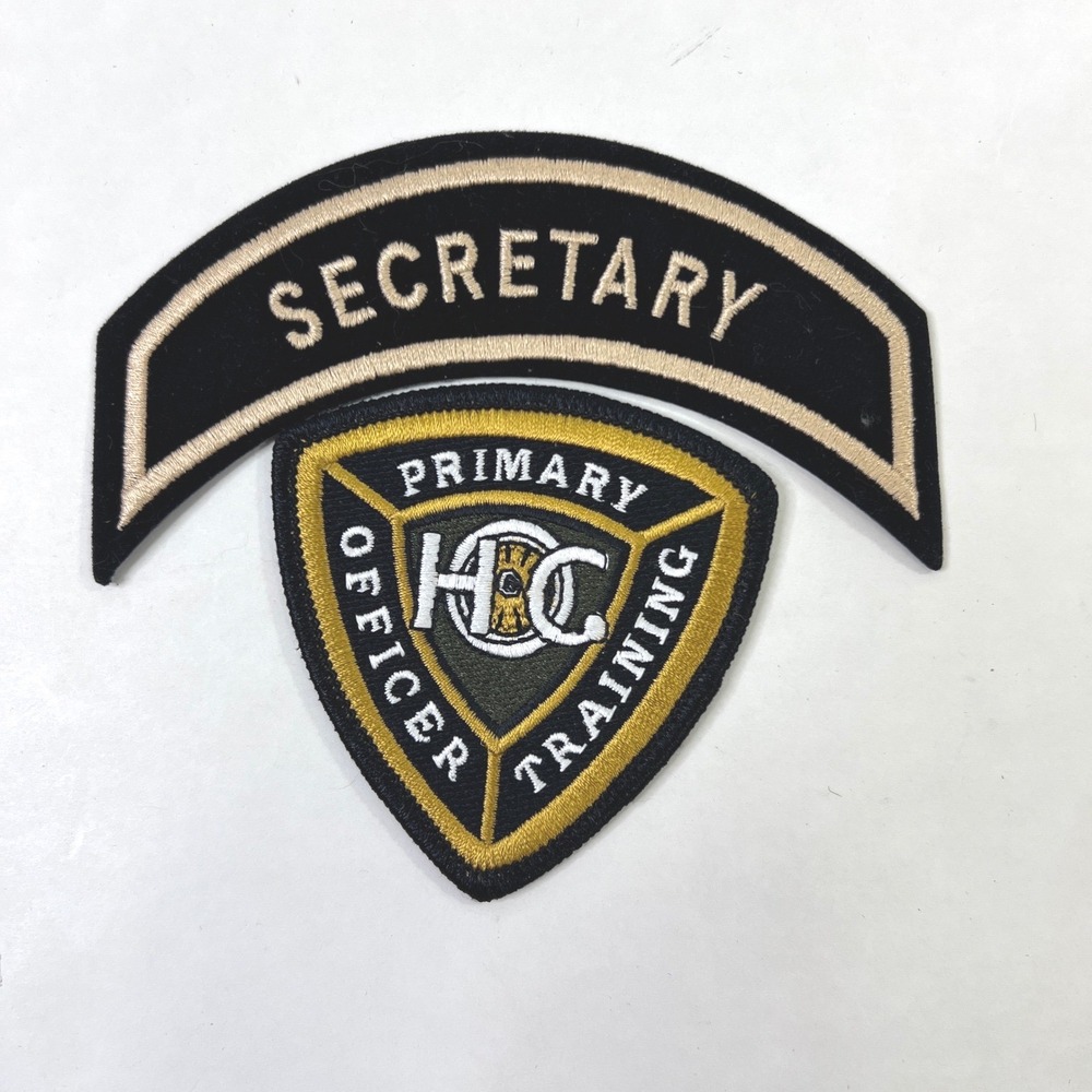 Harley Davidson HOG Secretary & Officer Training Patches Bar Shield Emblem Lot 3 - Picture 2 of 5